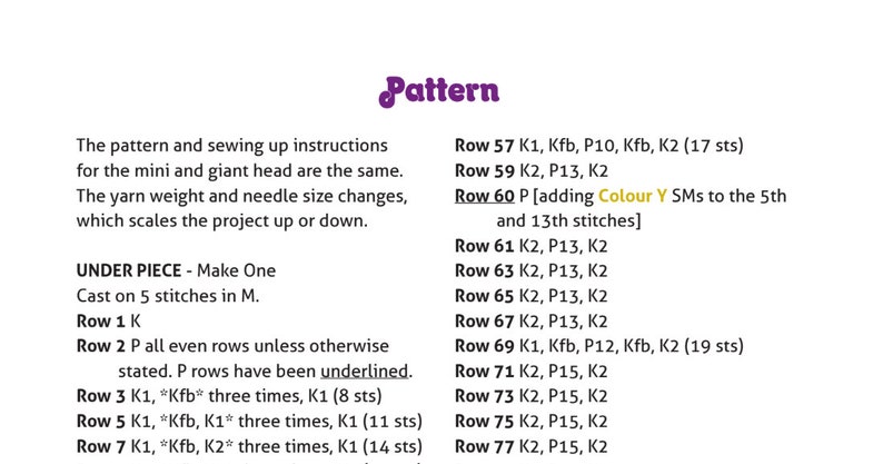 Dragon Head Digital PDF knitting pattern image 6