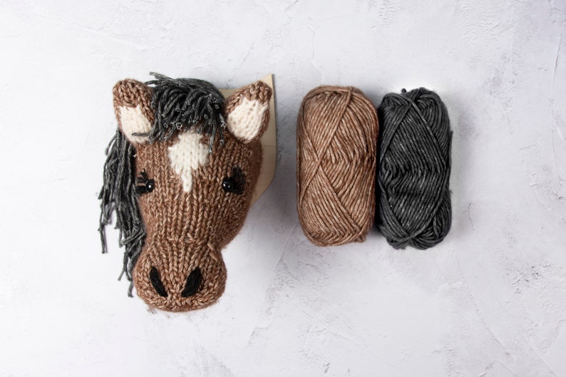 Horse Head Digital PDF Knitting Pattern image 7