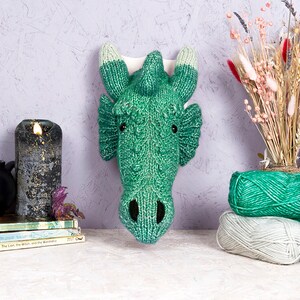 Dragon Head Digital PDF knitting pattern image 9