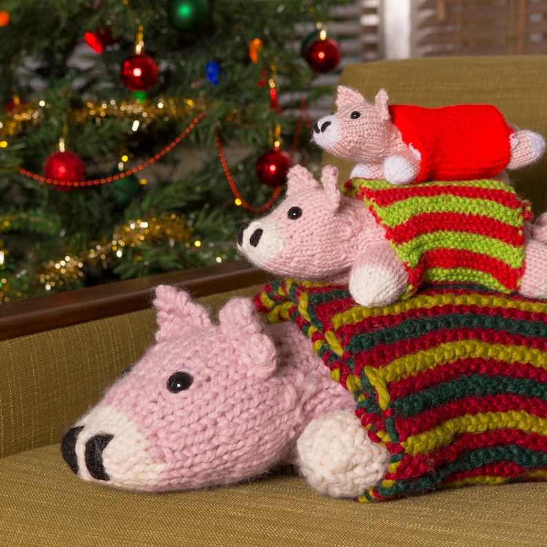 Pig in a Blanket Digital PDF Knitting Pattern image 7