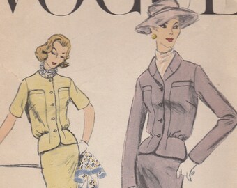 1950s Suit Pattern Vogue 8994 Size 14