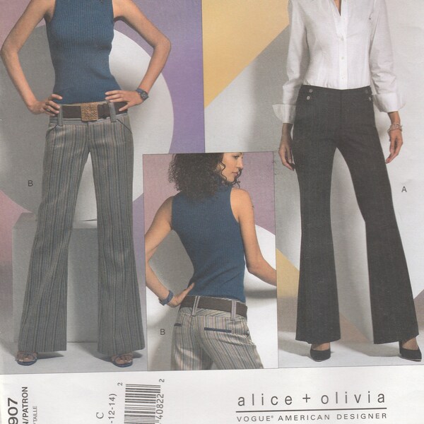 Flared Pants Pattern Etsy