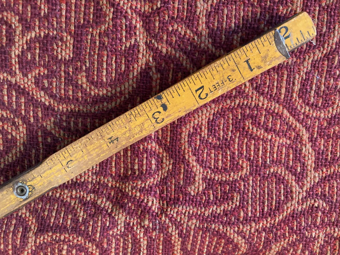 3 Foot Wooden Folding Ruler - Etsy