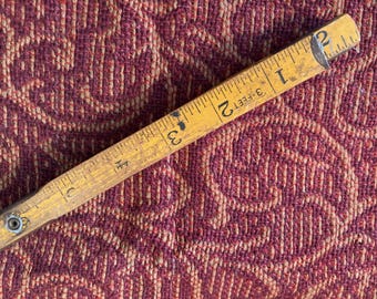 Righello pieghevole in legno da 3 piedi