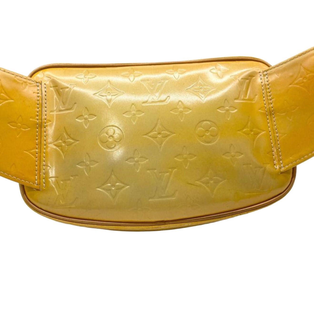 Louis Vuitton Fulton Vernis Yellow Patent Leather Bum Bag image 10