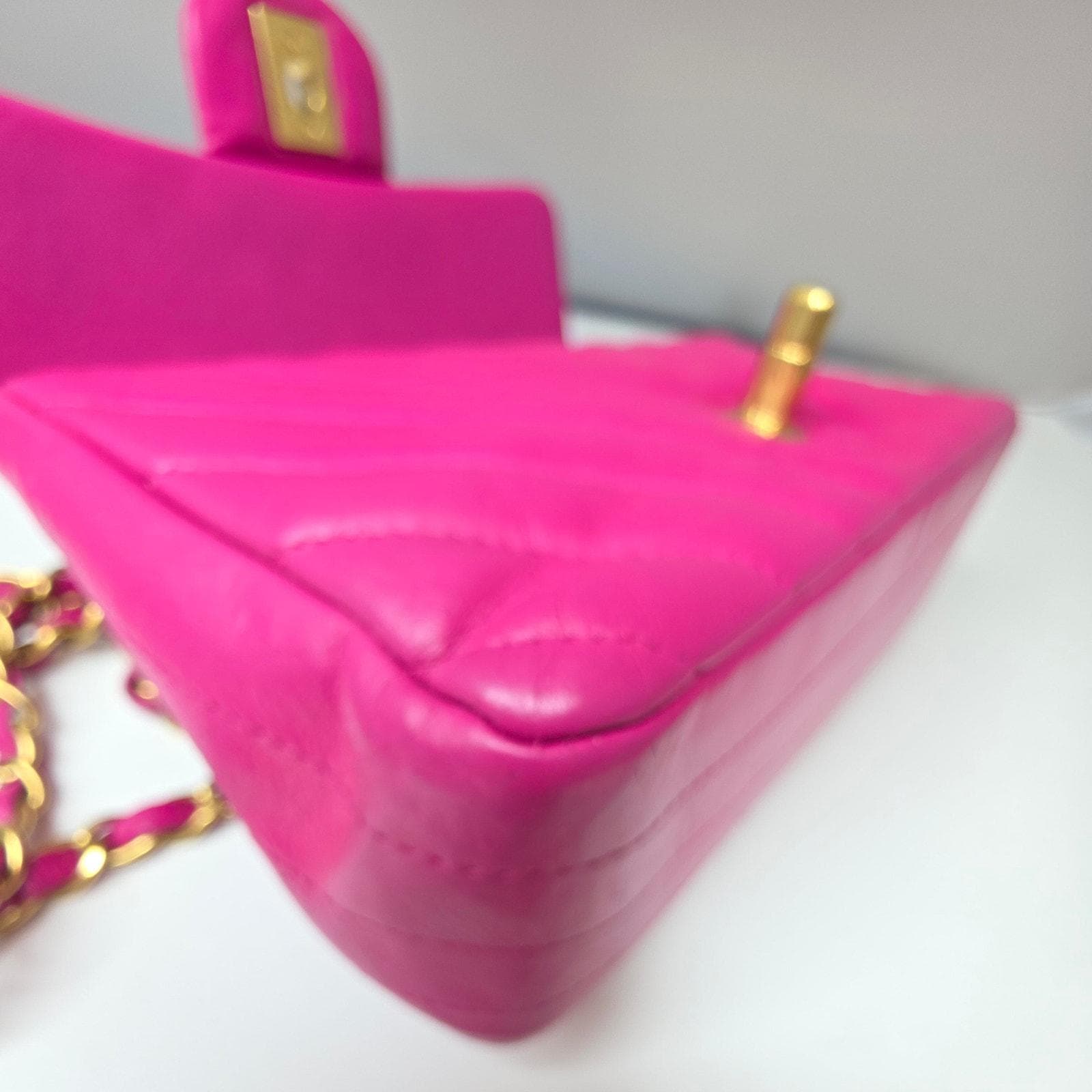 Chanel mini Rectangular Bag Pink image 5