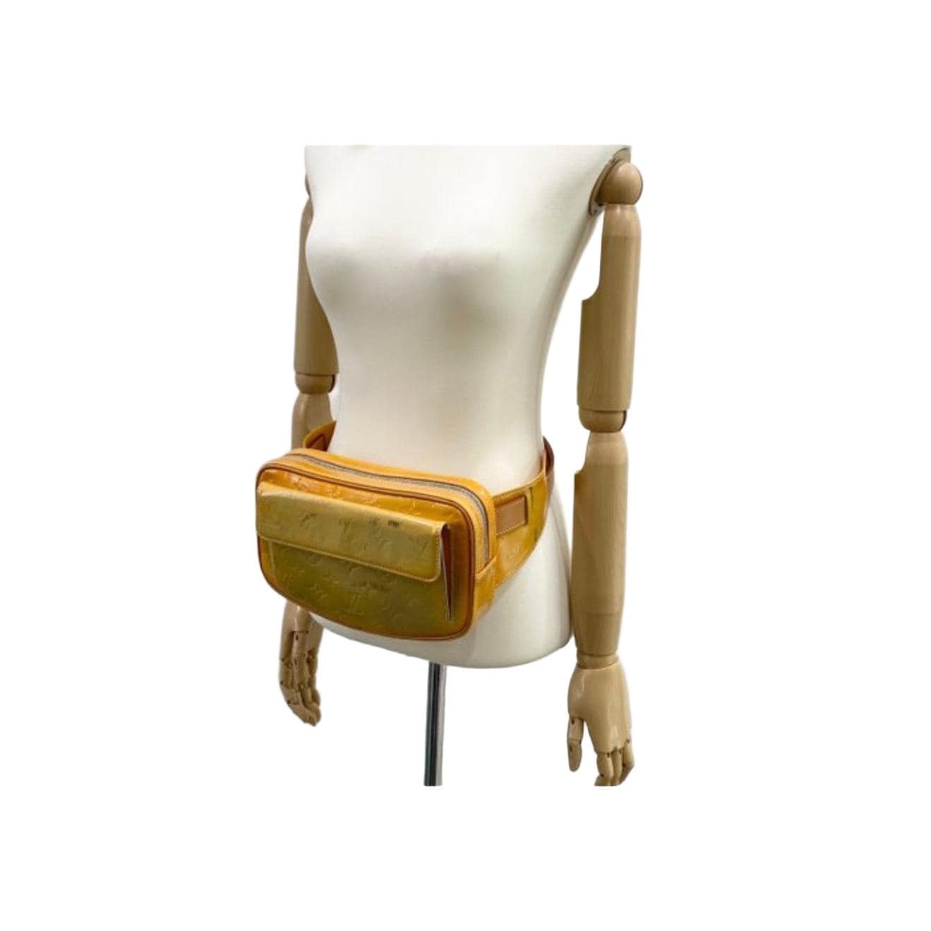 Louis Vuitton Fulton Vernis Yellow Patent Leather Bum Bag image 2