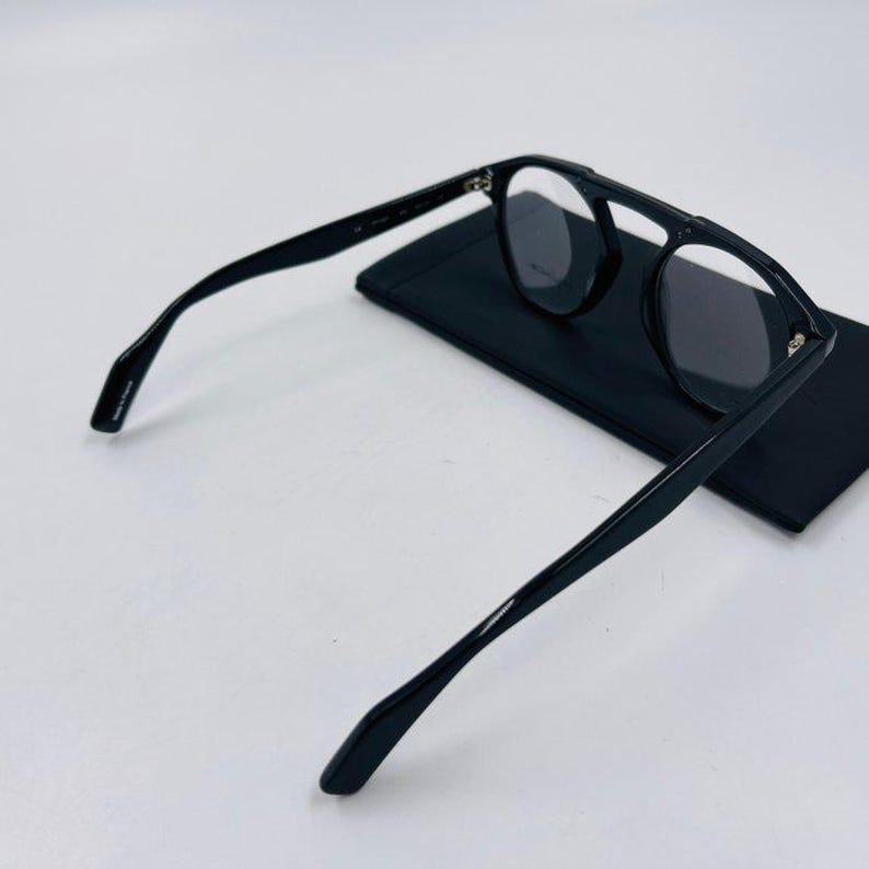 Yohji Yamamoto YY Sunglasses Black Clear lens image 6
