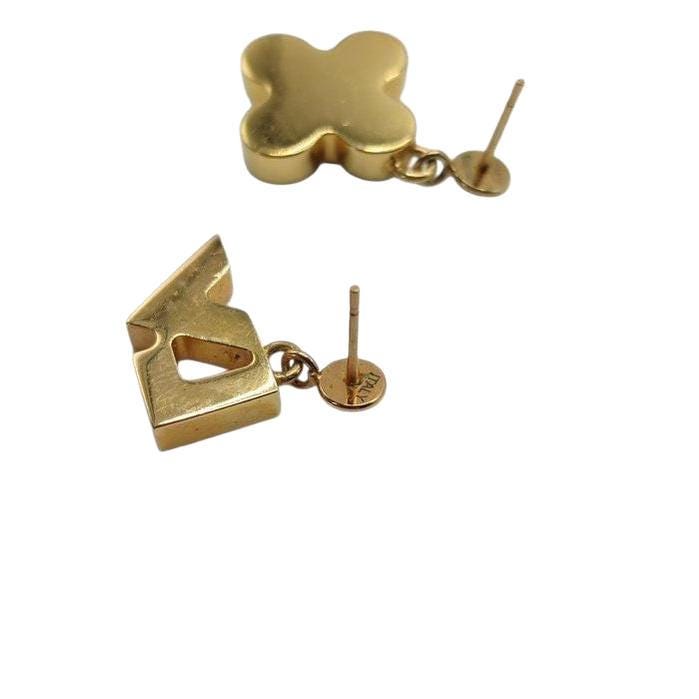 Louis Vuitton Gold plated Flower Earrings image 10
