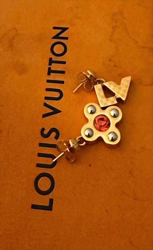 Louis Vuitton Gold plated Flower Earrings image 3