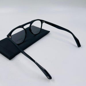 Yohji Yamamoto YY Sunglasses Black Clear lens image 8