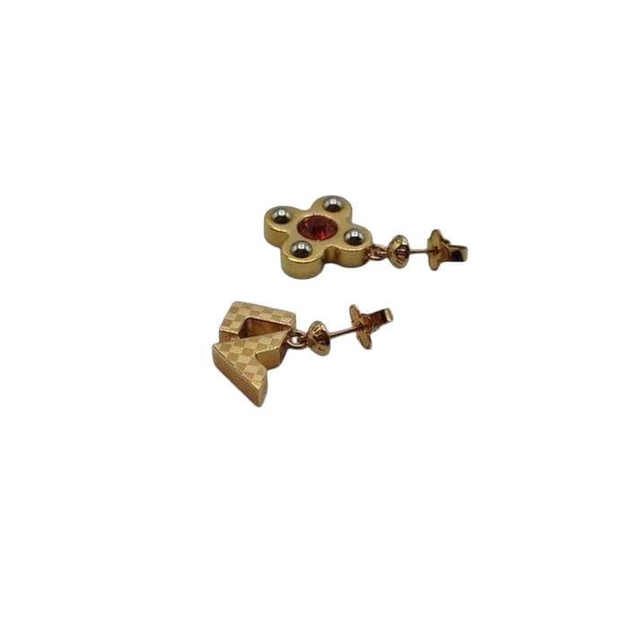 Louis Vuitton Gold plated Flower Earrings image 6
