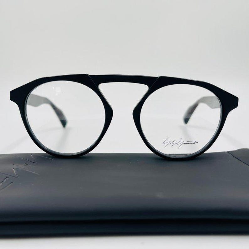 Yohji Yamamoto YY Sunglasses Black Clear lens image 1