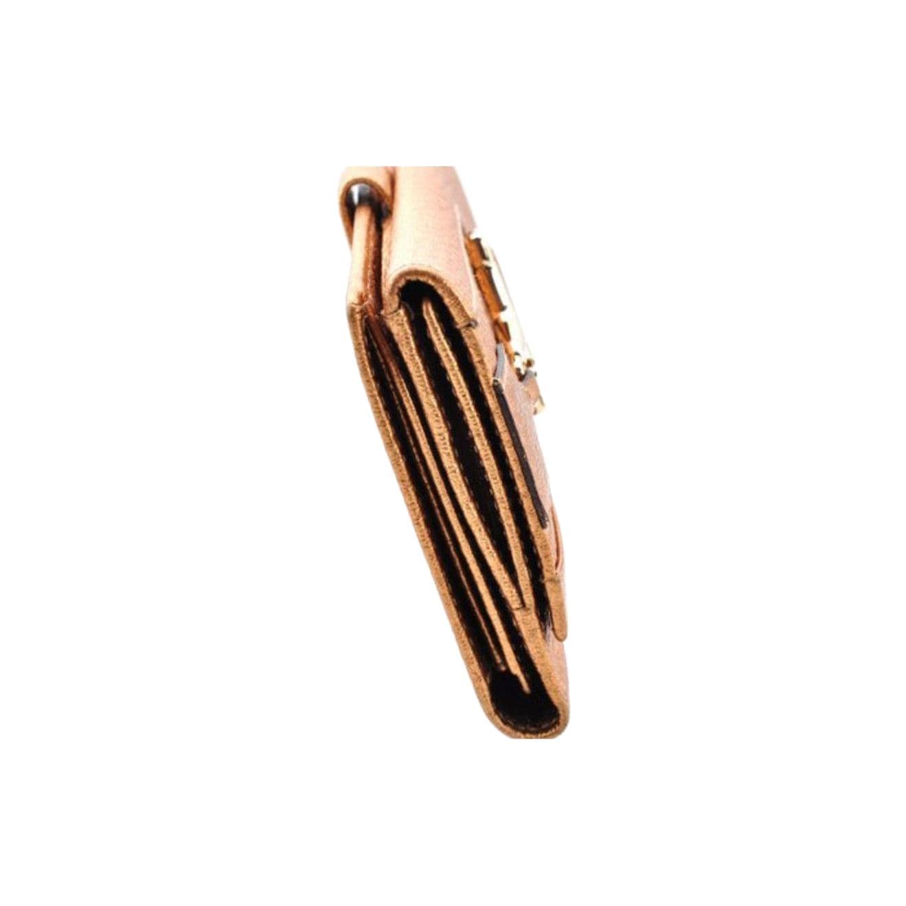Gucci Gold Horsebit Long Leather Wallet image 5
