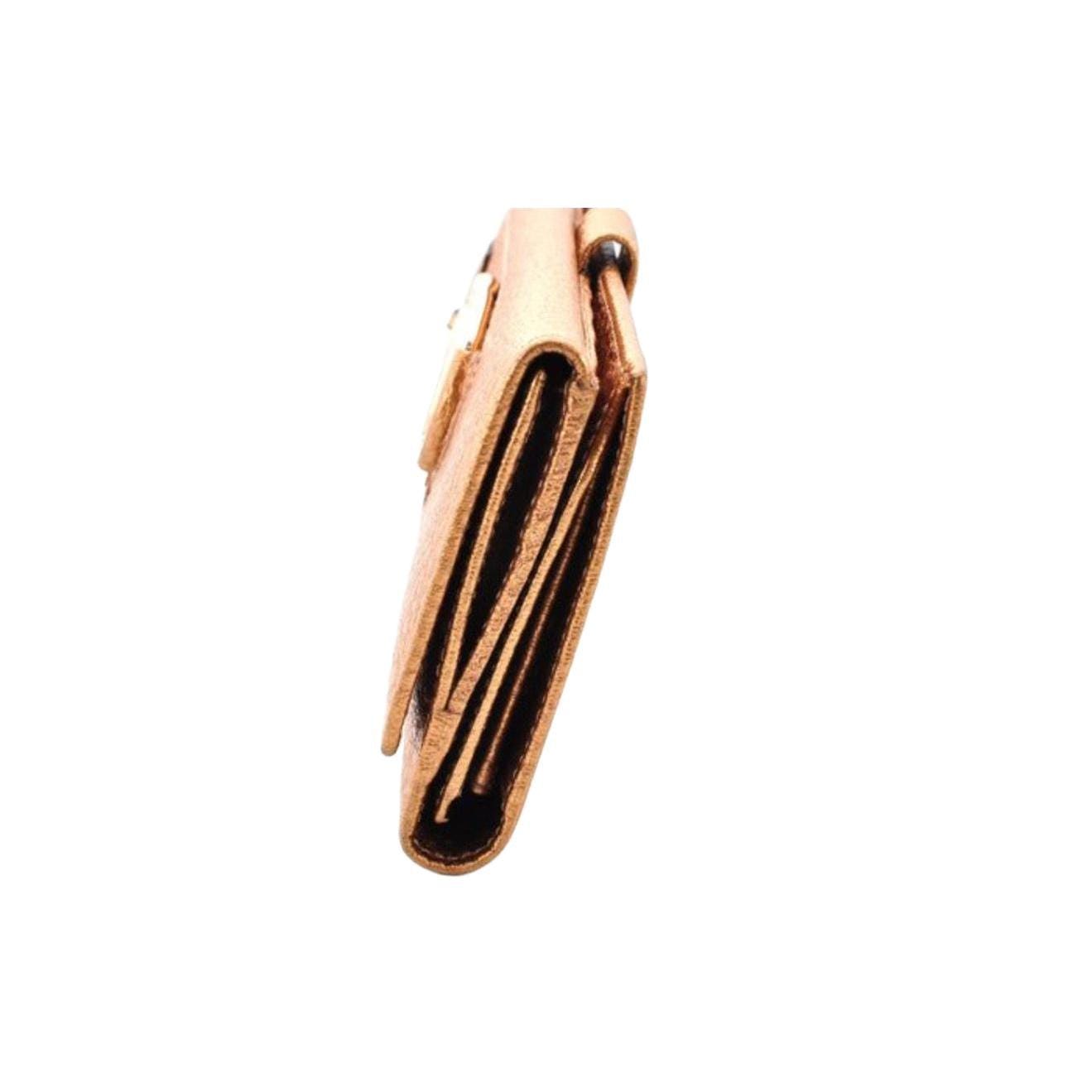 Gucci Gold Horsebit Long Leather Wallet image 4