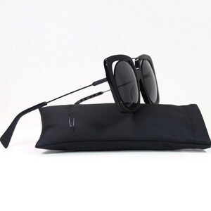Yohji Yamamoto YY7009 Black Grey Mirrored Sunglasses image 2