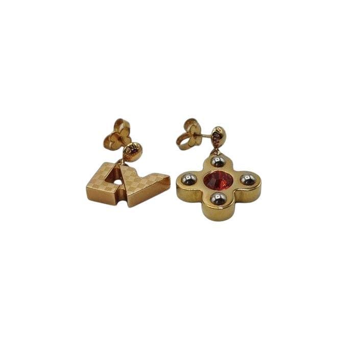 Louis Vuitton Gold plated Flower Earrings image 2