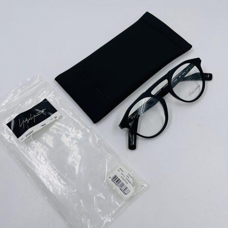 Yohji Yamamoto YY Sunglasses Black Clear lens image 2