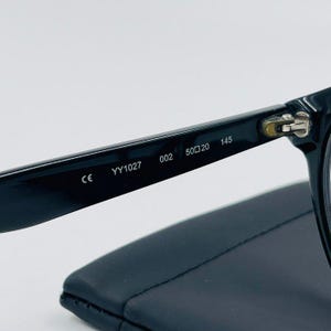 Yohji Yamamoto YY Sunglasses Black Clear lens image 7