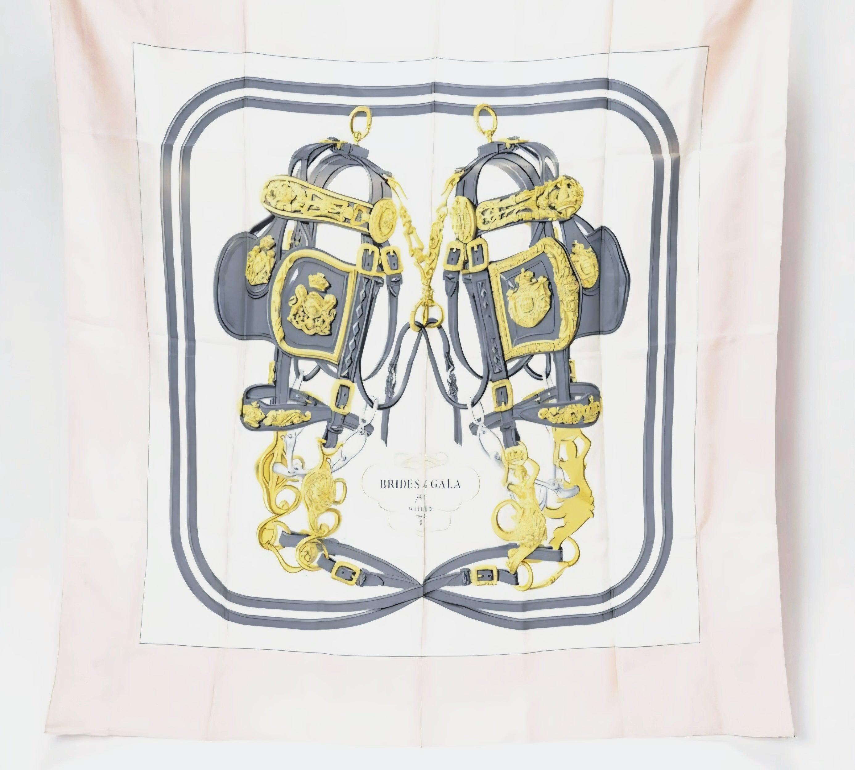 Hermès Carré 90 Brides de Gala Silk Scarf.. gb image 2