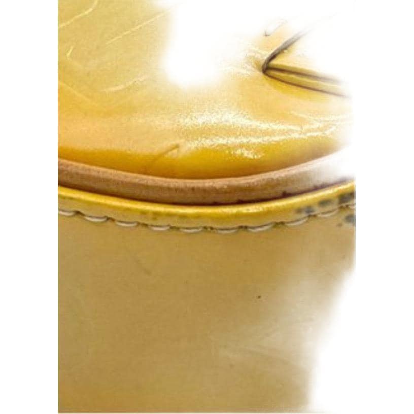 Louis Vuitton Fulton Vernis Yellow Patent Leather Bum Bag image 9