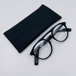 Yohji Yamamoto YY Sunglasses Black Clear lens image 3