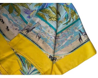 Hermès Tropiques Silk Scarf 90cm