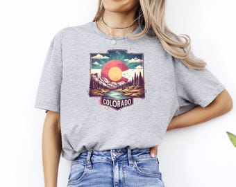 Colorado Shirt, Colorado Map T-Shirt, Colorado Pride Tee, Colorado State Shirt, Colorado Cities Shirt, Colorado Vacation Shirt