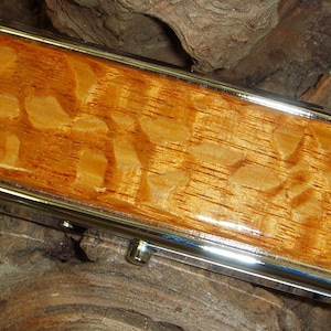 Exotisches Lacewood Pillendose, Pillendose, Pillendose für Papa, Pillendose für Mama, Geschenk für den Bräutigam, Geschenk für Freund, Pillendosen, Pillendose aus Holz
