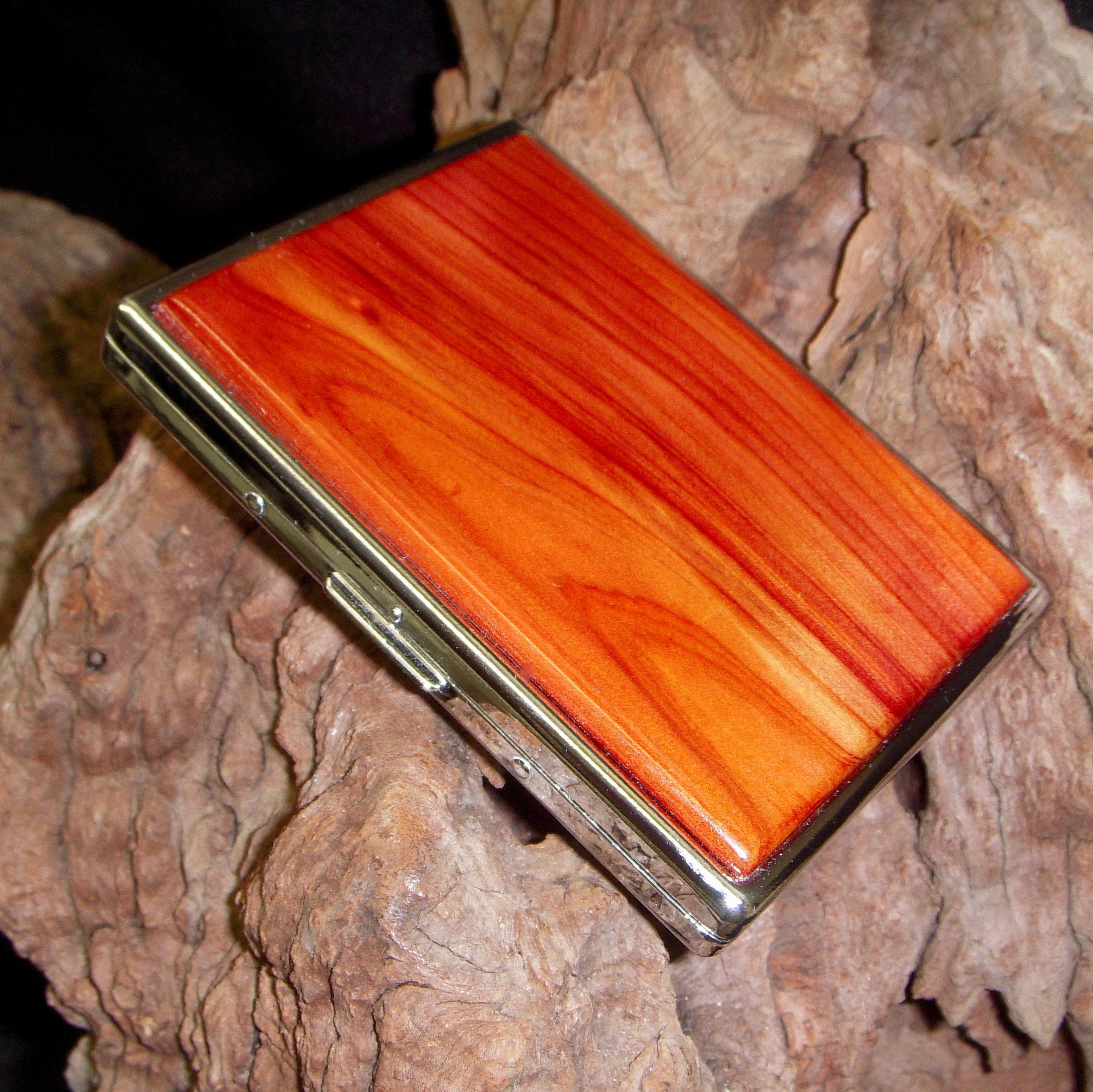 Costum Order for Dana Eastern Red Cedar Cigarette Case Etsy