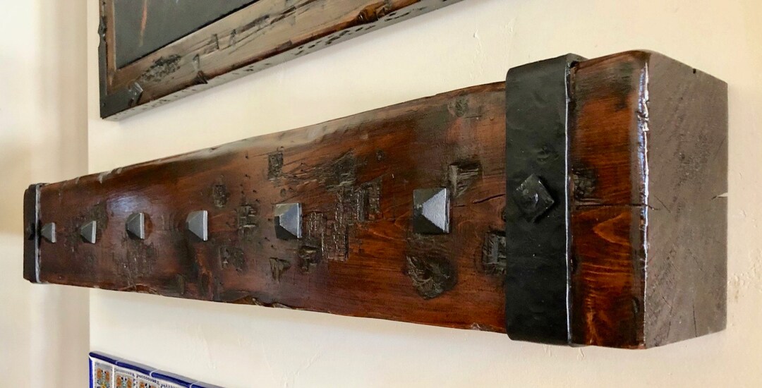 Spanish Distressed Wood Mantel for Custom Orders Only, or Shelf