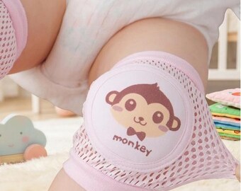 Non-Slip Baby Crawling Knee Pads | Infant Safety Leg Warmers for Walking | Breathable Elbow & Knee Protectors for Toddlers