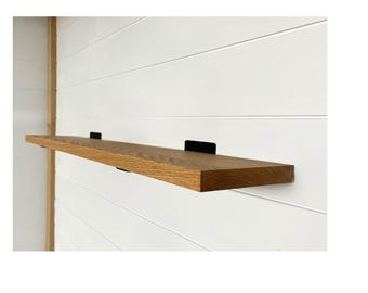 Floating Hardwood Shelf