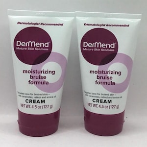 2 Dermend Moisturizing Bruise Formula Cream 4.5x2=9 Oz Tubes