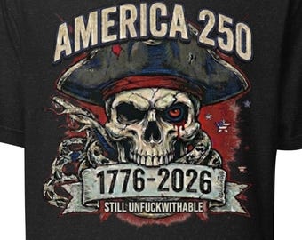 T-shirt America 250 – Tricorn Hat patriottisch shirt 1776-2026 Still Uncivilized