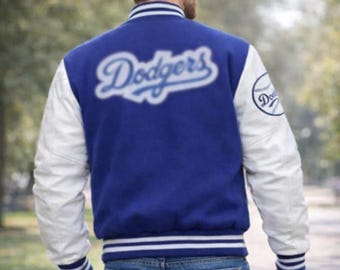 Herren Varsity Jacke Lederärmel und Wollmischung Letterman Jungen Collegejacke für Männer
