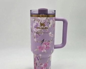 Stanley X Love Shack Fancy Cup - Happy Thoughts Quencher Rosa Beaux Purple 40 oz