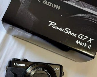 Câmera digital Canon PowerShot G7X Mark II – Câmera compacta de alta qualidade para fotografia.