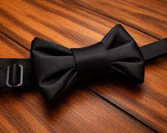 Handmade Bow Tie - For Men and Boys - Wedding Groom & Ring Bearer Accessory