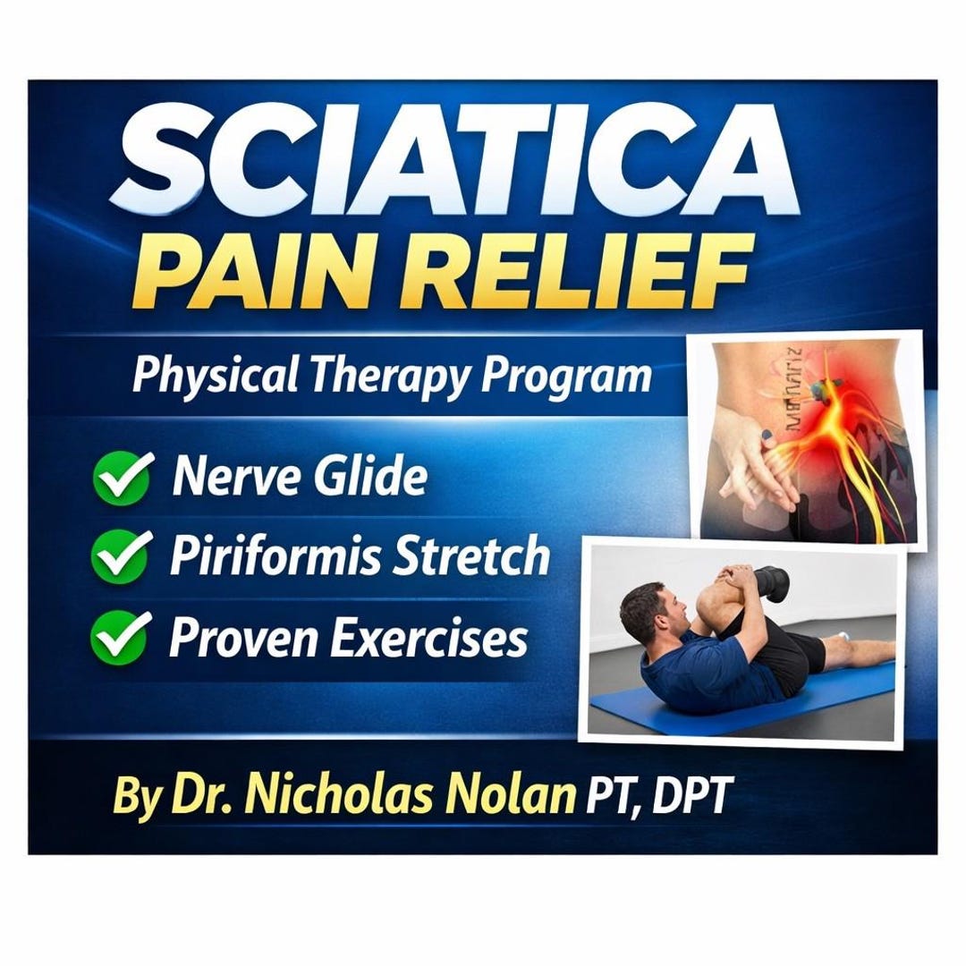 Sciatica Pain Relief Exercises PDF | Physical Therapy Program ...