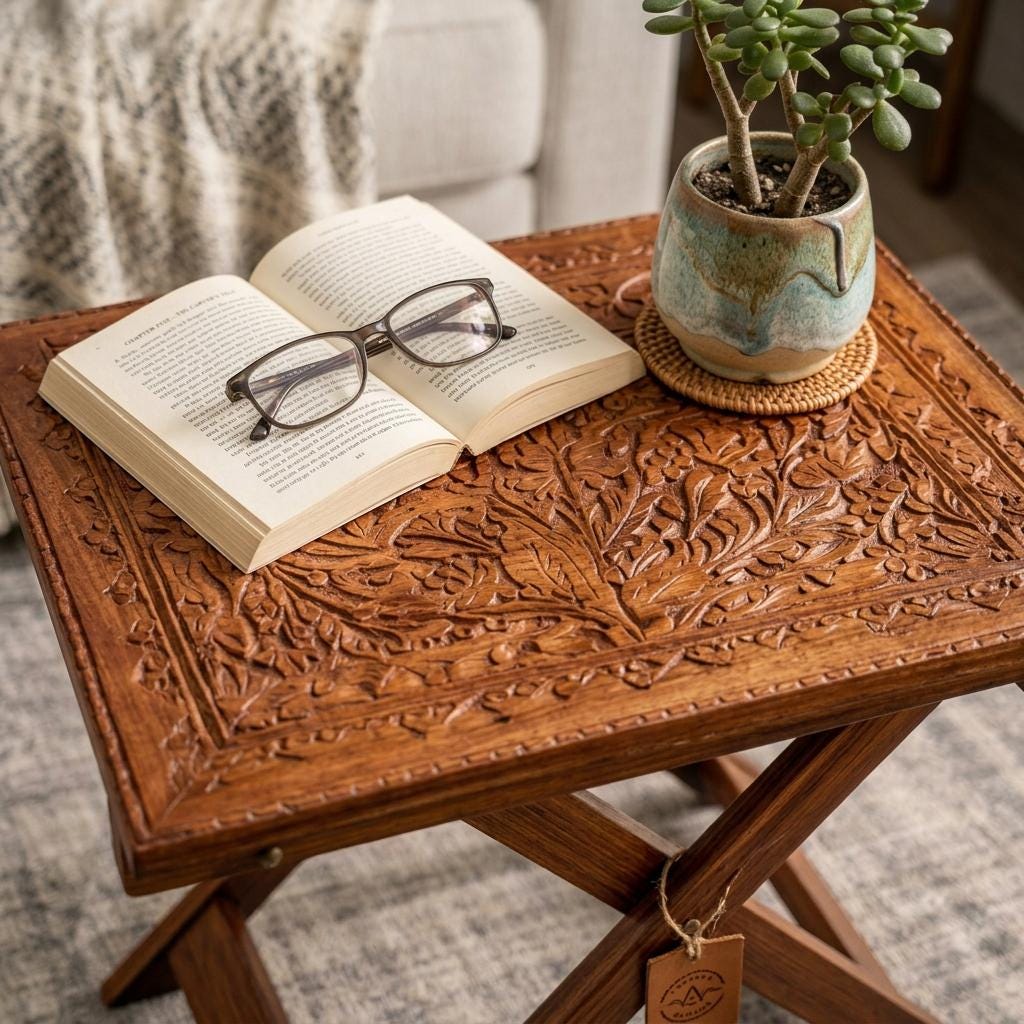 ビンテージ　折りたたみ式金属テーブル Vintage metal folding table - Etsy 日本