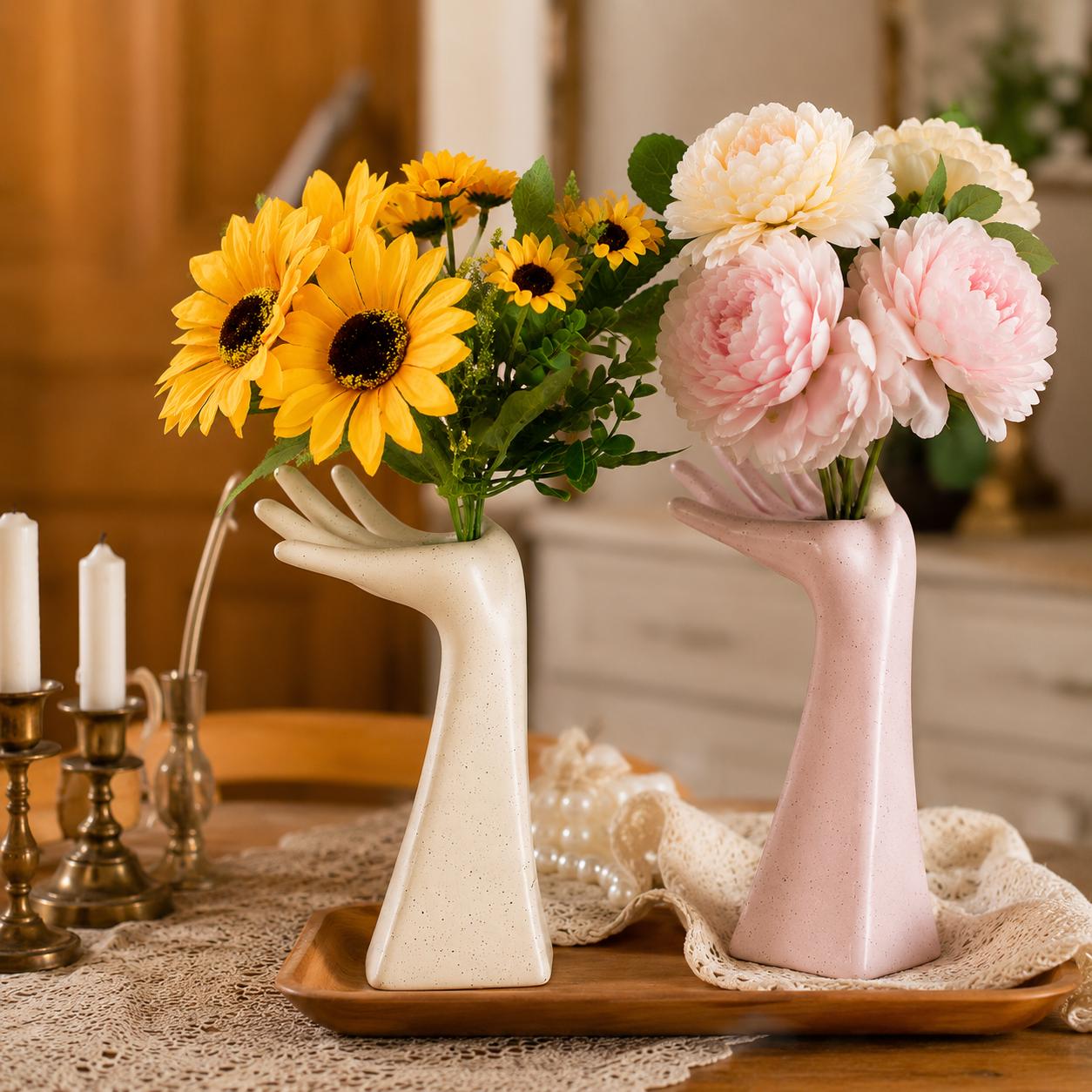 Hand shaped vase - Etsy 日本