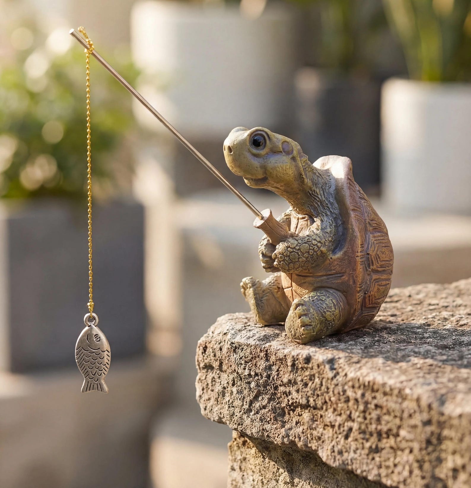 Lighted Rope Turtle Resin Rope Turtle Statue, Whimsical Garden Animal Sculpture, Nautical ...