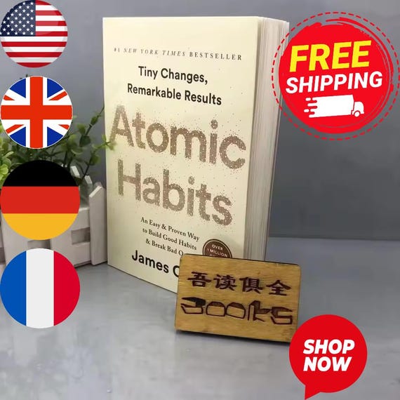 Atomic Habits by James Clear Bestselling Self Help Personal Growth Book