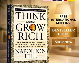 Think and Grow Rich by Napoleon Hill | Motivational Success Book (Physical Book)