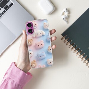 Cute Hello Kitty Phone Case Soft TPU Gel with Matte UV Print Lovers choice image 15