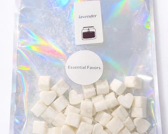 Cialde di cera profumata al cuore di lavanda