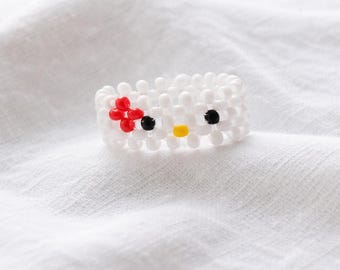 Hello Kitty Beaded Ring