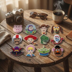 Toy Story Character Embroidered Iron On Patch, Woody Buzz Lightyear, DIY Shirt Backpack Jacket Applique, Disney Trip Gift, Sew Velcro