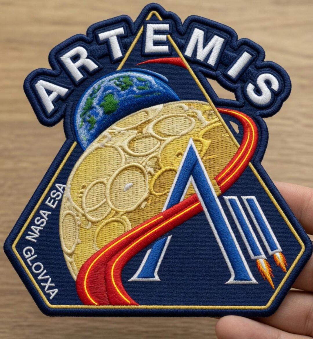 NASA Artemis Embroidered Patch, Artemis Program Iron on Patch, Moon ...